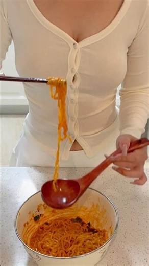 Food Journal #56 Buldak Spicy Noodles #shorts