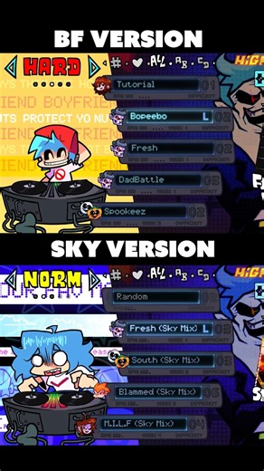 BF VS SKY L RANK ANIMATION (FNF Sky Update)