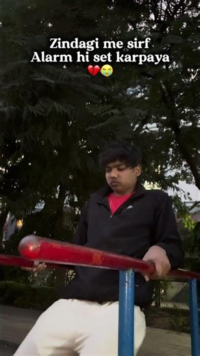 Alarm hi set karpaya 💔🥲