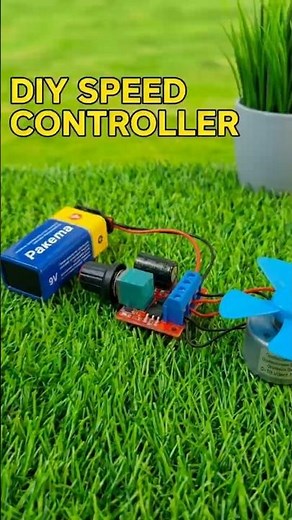 Super Simple DIY Motor Speed Controller! ⚡️🛠️ #shorts #diy #dcmotor #speedcontrol
