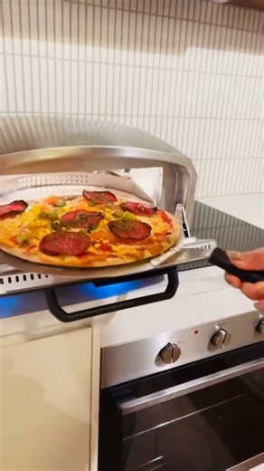 3.1K views |  Friends want takeaway… you bring the takeaway machine  Panthera 13" Benchtop Auto-Rotate Pizza Oven – perfect for indoor or outdoor pizza nights! Crispy, cheesy perfection every time ️ #pizzaoven #pizzaparty #pizza #outdoorpizzaoven #giftbox #giftboxau | GiftBox | Facebook