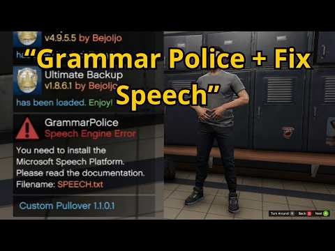 “¡INSTALA GRAMMAR POLICE + SOLUCIÓN DEFINITIVA AL ERROR SPEECH EN LSPDFR! 🚨🔥 (FUNCIONA 2025)”