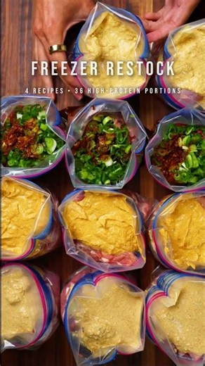 I Made 36 High-Protein Meals for My Freezer | Easy Freezer Meal Prep