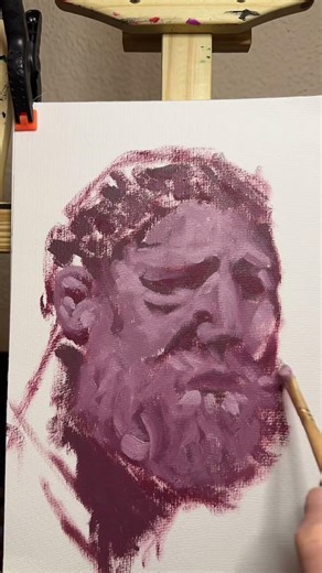 Quick little practise artwork. I‘ve set myself an timer for 15min. #oilpainting #artist #art