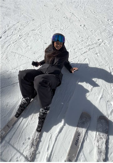 editing my ski lesson like a horror movie… #skilesson | Ski