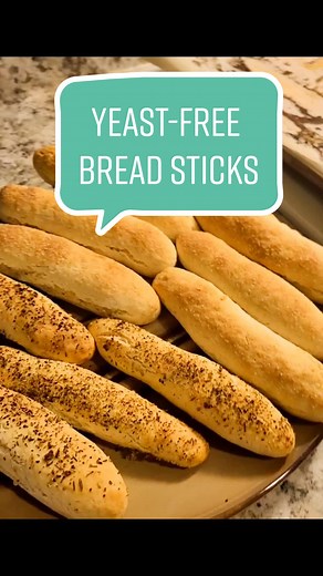 Quick and Easy Breadsticks Recipe | Homemade Garlic Salt Bread Sticks