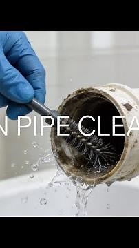 Pvc Drainage Pipe cleaning 🫧 | Basin Drainage cleaning #plumbing