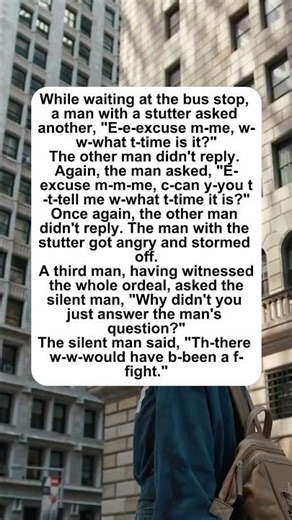 The Stutter Struggle #joke #humor #shorts #funny #misunderstanding #comedy #laugh #viral #short