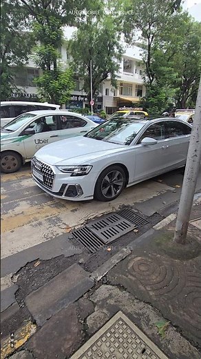 Audi A8 L looks 🔥🔥 Road Presence in white color #audia8l #luxurycar