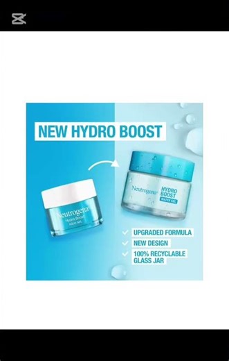 Neutrogena Face Moisturizer Water Gel, Hydro Boost, Normal To Combination Skin,