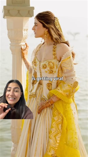 Nupur Sanon Haldi Look☀️ #shorts