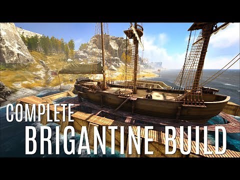 FULL BRIGANTINE BUILD and Design - Official Atlas PVP (E6)