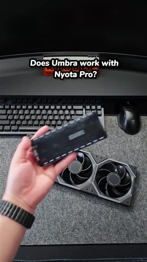 Does Umbra work with Nyota Pro? 👀 Swapped all my fans to Nyota Pro and plugged them into Umbra… Yeah. This hits different 🔥 Nyota Pro uses an individually addressable LED layout — that’s why you get true independent zone control. Each lighting zone can be controlled separately. Left side? Your choice. Right side? Something completely different. No complicated setup. No endless tweaking. One click. Done. Richer lighting. Stronger atmosphere. Full power. Different colors. Different effects. All 