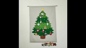 Christmas Tree Advent Calendar, PDF Sewing Pattern, Christmas Decor Pattern, Felt Ornaments Nativity Advent, 24 Christmas Ornaments - Etsy