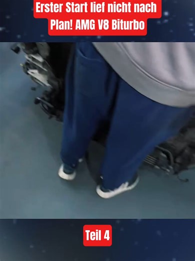 Erster Start lief nicht nach Plan! AMG V8 Biturbo | Part 4 #AMG #Biturbo #ErsterStart #Motorstart #AutoProjekt