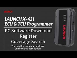 LAUNCH X431 ECU & TCU Programmer Software Registration and Upgrade