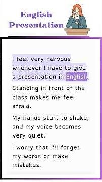 🎤 English Presentation – Speak Clearly and Confidently (with Subtitles)