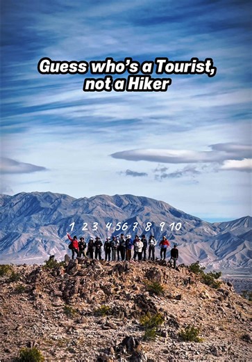 Hope you guessed right who the real hiker is. #RealHiker #TrailGatekeeping #itsalwaysyou #itsyou #NotAllHikers