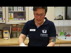 Blutausstrich färben