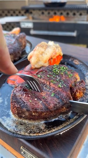 That sizzle... | Over The Fire Cooking by Derek Wolf