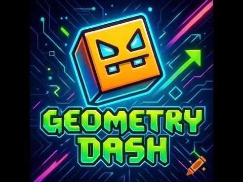 Playing geomtry dash for 3rd time
