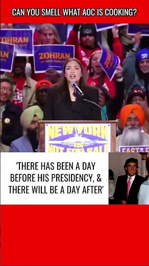 Alexandria Ocasio-Cortez at the Queens Mamdani Rally