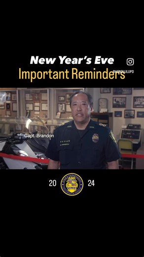 10K views · 39 reactions | This New Year’s Eve, please do not stop, stand, or park your vehicle on the freeway. Not only does it pose a safety risk to yourself and other motorists, but it also creates a dangerous hazard for first responders who are working to assist those in need. Let’s all stay safe and be responsible as we celebrate. #honolulupd #cchnl | Honolulu Police Department (Official Site) | Facebook