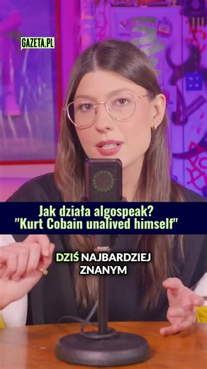 Jak działa algospeak? Kurt Cobain unalived himself #algospeak #cobain