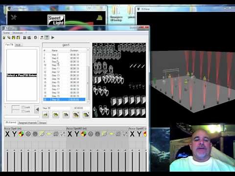 Do it from Scratch SweetLight DMX Light Generator Save to live page Snap and Fade ShowXperss CHAUVET