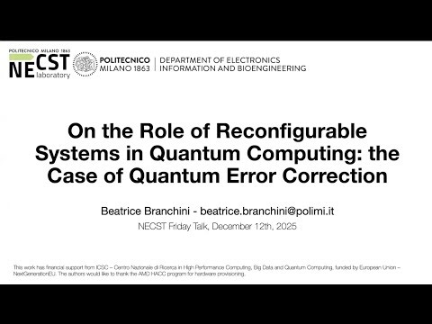 NFT @ 12122025: On the Role of Reconfigurable Systems in Quantum Computing.