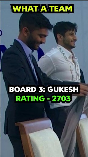 India's Team At The Olympiad is insane!