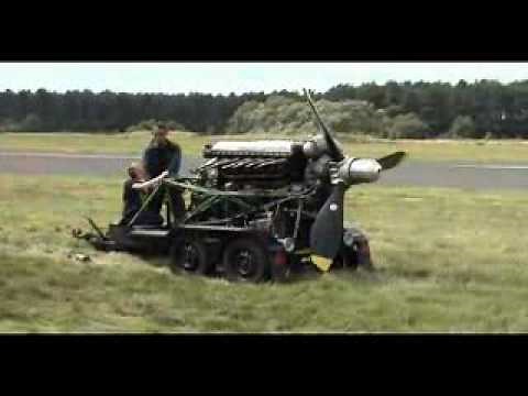 【２重反転プロペラ】ロールスロイス グリフォンエンジン【2300馬力】.flv