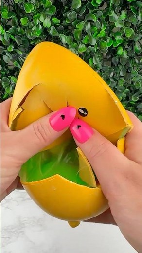 Mystery Slime Crushlings Slime Cracking EGGS Satisfying Video ASMR! #shorts #asmr #satisfying