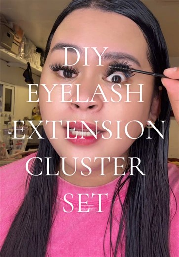 DIY Eyelash Extension Cluster Set Tutorial