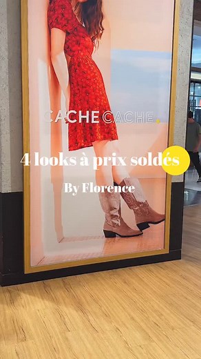 834 reactions · 30 shares |  Sélection soldes  @florence_hct a déniché les looks les plus stylés… À prix soldés  C’est le moment de craquer !! Pour quel article allez-vous succomber ?  #soldesété #soldesmode #modeété | Cache Cache | Facebook