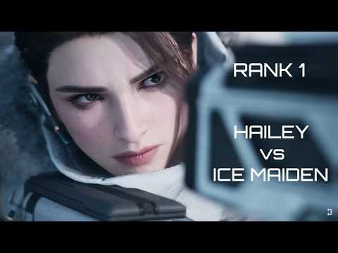 Hailey vs Ice Maiden normal 1:42 A-TAMS sniper POV (build+guide new ice maiden)