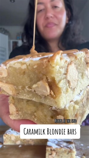 Caramilk Blondie Bars - Delicious and Easy Recipe