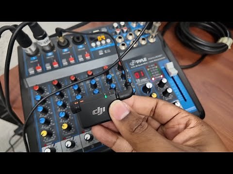 How to connect DJI Mic Mini to a Mixer and use it as a professional mic!?! 🤯🔥🎤