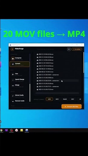 How I Converted 20 MOV Files to MP4