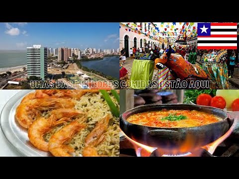 Typical Dishes and Desserts from Maranhão Cuisine.