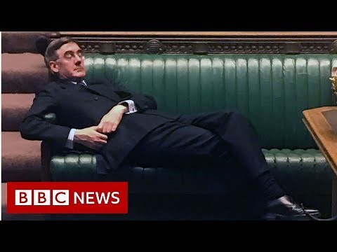 Jacob Rees-Mogg told to 'sit up man!' - BBC News