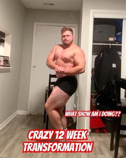 Insane 12 week bodybuilding transformation!🔥
