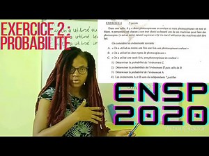 CORRECTION ENSPY 💖PROBABILITE 💚