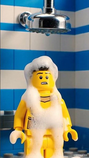 LEGO Shower Disaster 🚿 | Stop-Motion Comedy