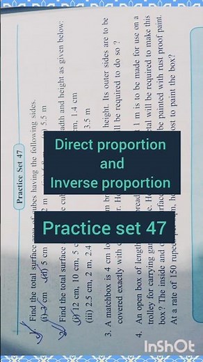 Class 7 Maths Maharashtra Board | Practice Set 4.7 | Direct & Inverse Proportion Full Explanation