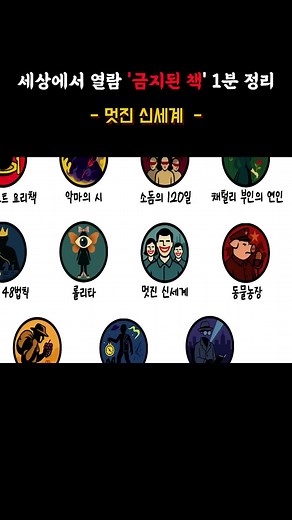 금지된 책 1분 정리 - 멋진 신세계와 동물농장