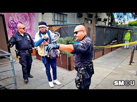 𝗢𝗣𝗘𝗥𝗔𝗧𝗜𝗢𝗡 𝗖𝗟𝗘𝗔𝗥𝗢𝗨𝗧: LAPD Moves In as Sidewalk Encampment Cleared
