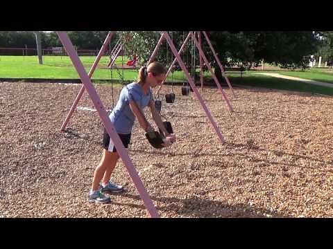 Core Exercises with a Swing Set