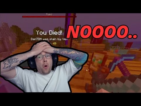 Every Time DanTDM Has Died In His Minecraft Series...