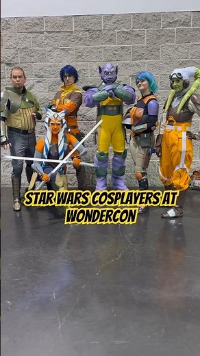 Star Wars cosplayers at Wondercon 2024